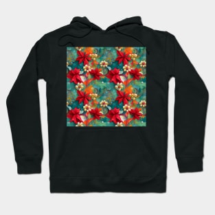 dreamy floral christmas Hoodie